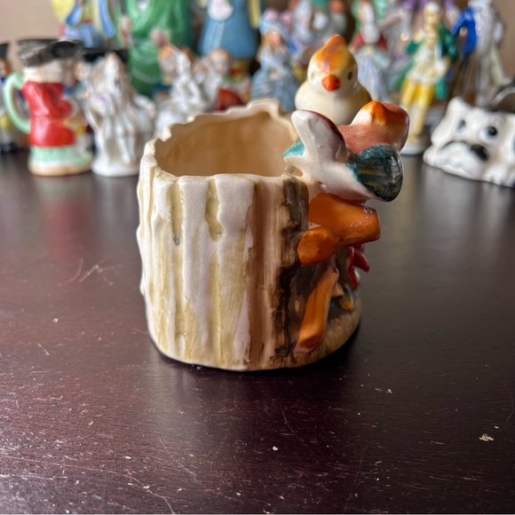 Vintage 1940's Made in Occupied Japan Bird & Flower Planter, Plant Lover, Hosuep - Picture 5 of 8